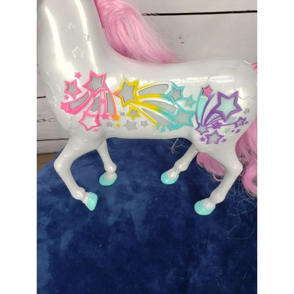 Barbie Dreamtopia Brush 'N Sparkle Unicorn Horse Doll Mattel‎ 2018 Lights Sounds